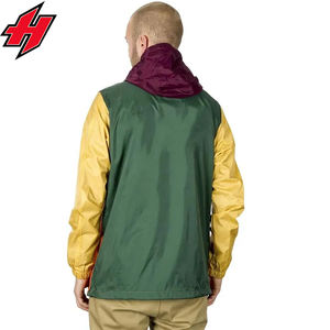 แจ็กเก็ตกันลมกันน้ำน้ำหนักเบาสำหรับผู้ชายแจ็คเก็ตแทร็กสีพื้นลำลองเสื้อผ้าแนวสตรีทแฟชั่นฤดูใบไม้ร่วงฤดูใบไม้ผลิและใบไม้ร่วง - Product Image 5