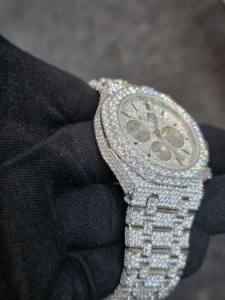 Iced 925 Moissanite <b>Watch</b> <b>for</b> Hop Vvs Quality Vvs1 Jewelry <b>Women</b> Diamond Pass Tester 100% Out Hip 925 Moissanite <b>Watch</b> - Product Image 6