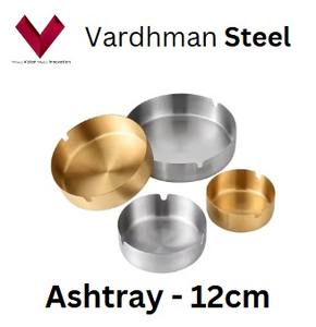 Cenicero Compacto de Acero Inoxidable, Mini Cenicero, Cenicero de Acero Inoxidable para Fumar, Cenicero Redondo de Acero Inoxidable de 12 cm - Product Image 5