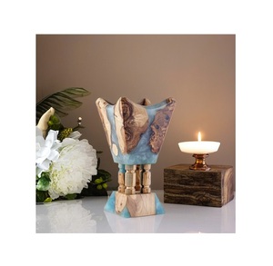 Nuevo Quemador de Incienso Bakhoor de Madera de Acacia y Resina Epoxi Hecho a Mano 2025, Madhkan Árabe Oud, Duradero, Envío Rápido para Fragancia del Hogar - Product Image 3