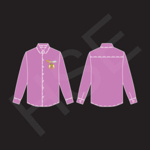 Chemise en coton multicolores pour hommes et femmes avec broderie sur la poitrine - Product Image 2