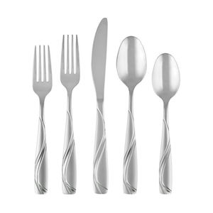 Hot Sale Luxury Stainless Steel Wedding Cutlery with Silver Polished Flatware Spoon Fork <b>Knife</b> Set <b>Safe</b> and Healthy for Meal - Product Image 1