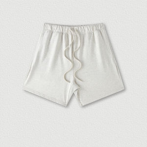 2025 short Men Cotton Fleece Shorts 100% Cotton Fleece <b>Sweatshorts</b>/shorts Custom Design Plain shorts For Men - Product Image 3