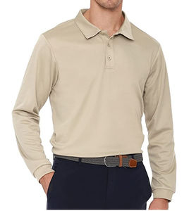 Men Full <b>Sleeve</b> Cotton Custom Print Golf for <b>Shirt</b> Quick Dry Breathable Moisture Wicking Athletic Outdoor Sportswear - Product Image 2