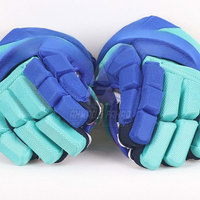 Gants de hockey sur glace en cuir de haute qualité, à doigts entiers, légers, antidérapants, confortables, robustes, avec fermeture auto-agrippante, personnalisables