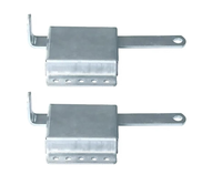 Loquet latéral robuste pour porte de garage résidentielle, pour portes de garage sectionnelles
