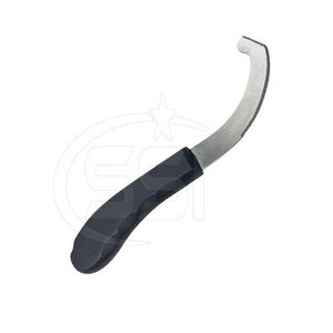 Cuchillo Profesional para Pezuñas, Cureta Quirúrgica Veterinaria con Mango Negro para Cirugía Animal, Instrumento Duradero de Acero Inoxidable - Product Image 6