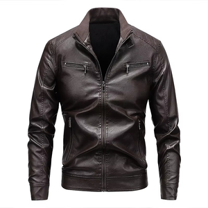 Chaqueta Vaquera de Hombre con Cuello Alto para Otoño e Invierno, Manga Larga, Botones, Prenda Exterior Informal, Transpirable, Resistente al Frío e Impermeable, 100% Algodón - Product Image 1