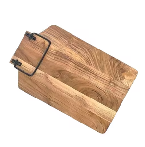 Breakfast Board <b>Rubber</b> Wood Chopping Board With Reversible Surface Eco-Friendly Most Useful Cutting <b>Blocks</b> With Low MOQ - Product Image 3