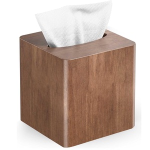 Boîte à serviettes en métal martelé noir de haute qualité pour hôtels et salles de bain, porte-mouchoirs carré moderne OEM/ODM pour restaurants - Product Image 2