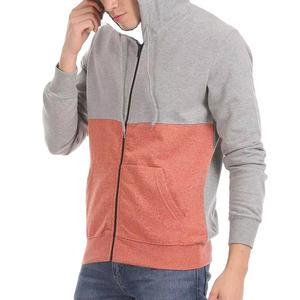 เสื้อฮู้ดซิปผู้ชาย ผ้าฝ้าย 100% ผ้าฟลีซหนานุ่ม สไตล์สตรีทแวร์สำหรับฤดูหนาว เสื้อสเวตเชิ้ตซิปเต็มตัว พร้อมโลโก้สั่งทำ ผลิตแบบ OEM - Product Image 3