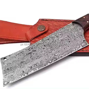 Couteau de cuisine japonais de 8 pouces, best-seller, en acier Damas écologique, manche en bois de rose, lame VG10, directement de l'usine - Product Image 1