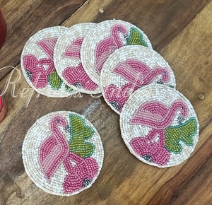 Hot Sale New Design Beaded <b>Table</b> <b>Coaster</b> Bulk Supplier and Manufacture by Refratex India Made in India for Best Quality and Low - Product Image 2