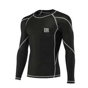 ชุดป้องกันผดผื่นสำหรับผู้ใหญ่ผ้าไนลอนและว่ายน้ำแขนยาวผ้าโพลีเอสเตอร์น้ำหนักเบาออกแบบโลโก้ได้ตามต้องการ - Product Image 1