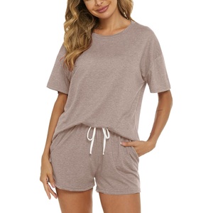 Camiseta pesada de nuevo estilo, conjunto informal de talla grande para mujer, pantalones cortos de manga corta, conjunto de dos piezas, proveedor de exportación del proveedor BD - Product Image 3