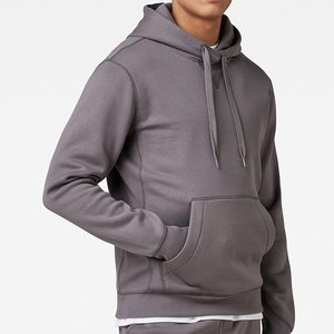 Color azul hombres 100% algodón Casual sudaderas 2025 nueva llegada personalizado cuello redondo hombres sudadera al por mayor - Product Image 3