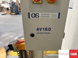 Máquina Envolvedora de Palés Semiautomática Gordian AV 160 con Rampa de Acero para Envolver Cajas con Film Estirable y Lámina Superior Automática - Product Image 5
