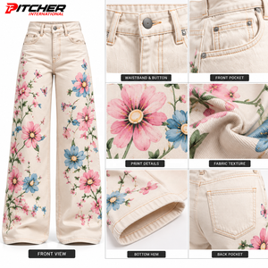 Proveedor de Jeans de Mezclilla para Mujer de Marca Privada, Jeans Personalizados para Empresas de Moda, Producción de Fábrica de Mezclilla al por Mayor - Product Image 6