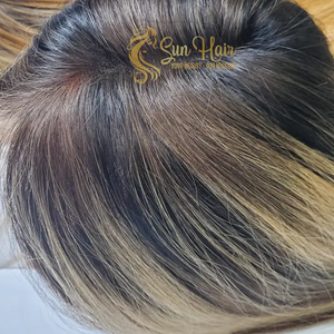 ที่มีคุณภาพที่ดีที่สุด100% เวียดนามมนุษย์ผม HD ฟิล์มใสลูกไม้บางขายส่งเต็มลูกไม้วิกผมมนุษย์ต่อผม - Product Image 3