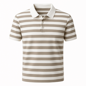 Camisa Polo a Rayas Estilo Náutico para Hombre - Product Image 2