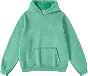 Sudadera con Capucha de Algodón Grueso Desgastado Estilo Urbano Invernal, Impresión Personalizada, Servicio OEM, Fábrica Mayorista - Product Image 6