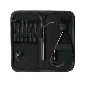 Kit d'outils pour extensions de cheveux : Pince à retirer les micro-perles, crochet à boucle, outil de sectionnement rapide des cheveux, aiguille à tisser les cheveux et pince à bec de canard - Product Image 1