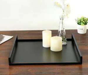 Plateaux de service ronds en acier inoxydable argenté, dernier design, pour chocolats, desserts, plats sucrés - Product Image 2