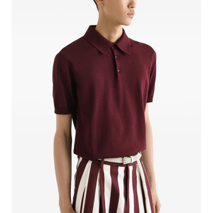 Custom Mercerized Cotton Men's for Polo <b>Shirts</b> Straight Hem <b>T</b>-<b>Shirts</b> for Summer Formal Golf Business <b>Office</b> Breathable Knitted - Product Image 2