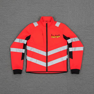 Colorful Polyester Safety <b>Vest</b> Breathable Fluorescent Customizable Logo Wholesale Adult Outdoor Workers <b>Reflective</b> <b>Vest</b> Jacket - Product Image 4