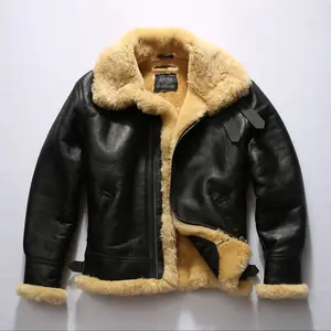 Chaqueta de cuero Pu para hombre superventas europea y americana de otoño e invierno, chaqueta gruesa de lana ajustada