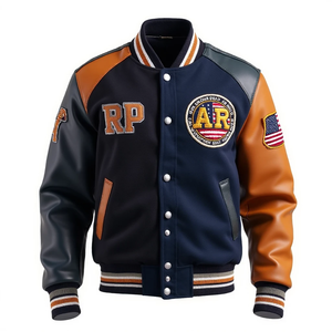 Chaqueta Bomber de Primavera con Mangas de Poliéster/Algodón, Camuflaje, Directo de Fábrica, Personalizable, Fabricante OEM ODM, Alta Calidad, Estilo Universitario - Product Image 4