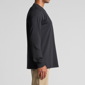 เสื้อสเวตเตอร์ของผู้ชายใส่สบายพร้อมด้วยผ้าฝ้าย100% นุ่มใส่ได้พอดีกับโลโก้แบบคลาสสิก/แนวสปอร์ตสำหรับฤดูใบไม้ผลิ - Product Image 4