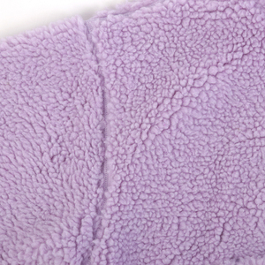 Personalizado invierno cálido al aire libre de color sólido abrigo de lana Polar personalizado al aire libre cremallera completa mujeres corto Sherpa chaqueta de lana - Product Image 5