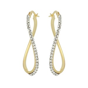 Pendientes de Aro de Lujo al por Mayor de Alta Calidad con Diseño de Ola, Perlas Amarillas de Agua Dulce, Oro de 18K sobre Plata de Ley 925 - Product Image 2