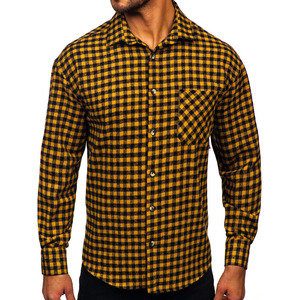 Chemise en flanelle respirante 100 % coton TIGHTERFIT pour homme et femme, rouge/noir, doublée, grandes tailles, pour l'hiver/l'été, style motard et café racer - Product Image 5