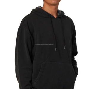 Ventes en gros de sweats à capuche en coton 100% pour hommes, polaire d'hiver, logo personnalisé, motif uni, impression à capuche, thermique - Service OEM - Product Image 5