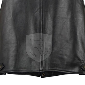 Gilet en cuir respirant décontracté pour hommes pour l'hiver Nouveau en stock Service OEM pour vêtements d'extérieur - Product Image 5