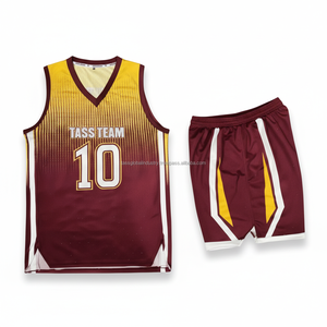 Ensemble de maillots de basket-ball pour hommes en gros, maillots et shorts de basket-ball pas chers pour jeunes, uniformes personnalisés pour femmes, ensembles d'uniformes de basket-ball - Product Image 2