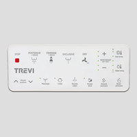 Toilette intelligente ALB-R14895P TREVI Bidet tout-en-un de qualité supérieure Toilette à chasse d'eau sans contact de luxe Toilettes coréennes Salle de bains intelligente