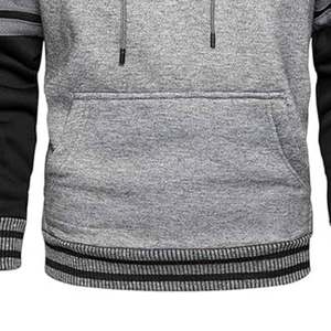 Sweat à capuche uni de haute qualité pour hommes, sweat à capuche en coton surdimensionné, streetwear, vente en gros de sublimation athlétique - Product Image 6