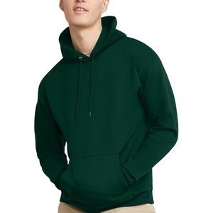 เสื้อฮู้ดผู้ชายลำลองสำหรับฤดูหนาว ผ้าฝ้ายฟลีซ 100% เสื้อสวมหัวแบบสบาย แห้งเร็ว คุณภาพส่งออก รับผลิตแบบ OEM ขายส่งจำนวนมาก - Product Image 1