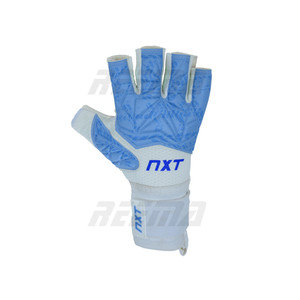 NXT คุณภาพดีที่สุด 4 มม.PK โฟมปาล์ม 3 มม.ยางนูน Backhand ระบายอากาศ 3d ข้าวโพดคั่วฟุตซอลถุงมือผู้รักษาประตู - Product Image 3