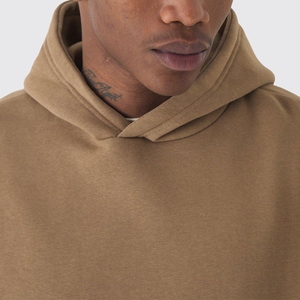 Sudadera con Capucha de Alta Calidad, 100% Algodón, Transpirable, de Felpa, Básica, Mezcla de Algodón, Moda Masculina, Sudadera con Capucha para Adultos 2026 - Product Image 2