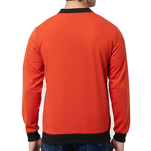 Chaqueta Bomber de Lona Personalizada de Alta Calidad para Hombre, Cuello Alto Reversible, Antibacteriana, Impermeable, Ecológica, Estilo Urbano 2024 - Product Image 4