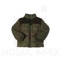 Mosaïque Impex Factory Direct Plus Size Vestes légères pour hommes Saisonnier Chaud Coupe-Vent Imperméable Conception Stand Collar Canvas