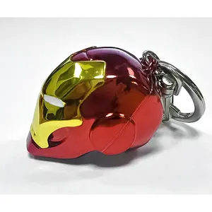 Llavero con Casco de Iron Man de Marvel, Material Duradero de Metal y Goma - Product Image 4
