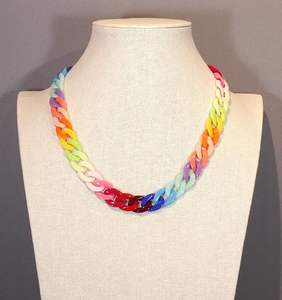 Pendentifs, breloques et perles en résine, chaîne à maillons en résine, idéale pour les bracelets superposés, chaîne à maillons en résine à prix avantageux - Product Image 6