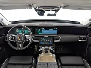 2023 HUNGQI E-HS9i AWD Double Motor R18 SUV Lithium Battery Leather Seats Rear <b>Camera</b> <b>Panoramic</b> Sunroof Touch Screen - Product Image 4