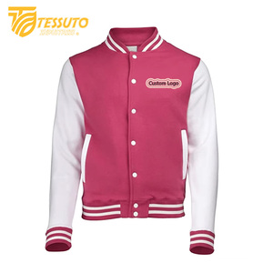 Chaqueta universitaria de estilo universitario de talla grande Vintage de fabricante al por mayor para hombre, ropa de calle informal, abrigo de invierno con letras - Product Image 3