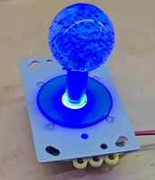 Manette de jeu filaire Jyuee Ang avec LED bleues, contrôle optique JS-EPC, pour machines de jeu d'arcade à monnayeur